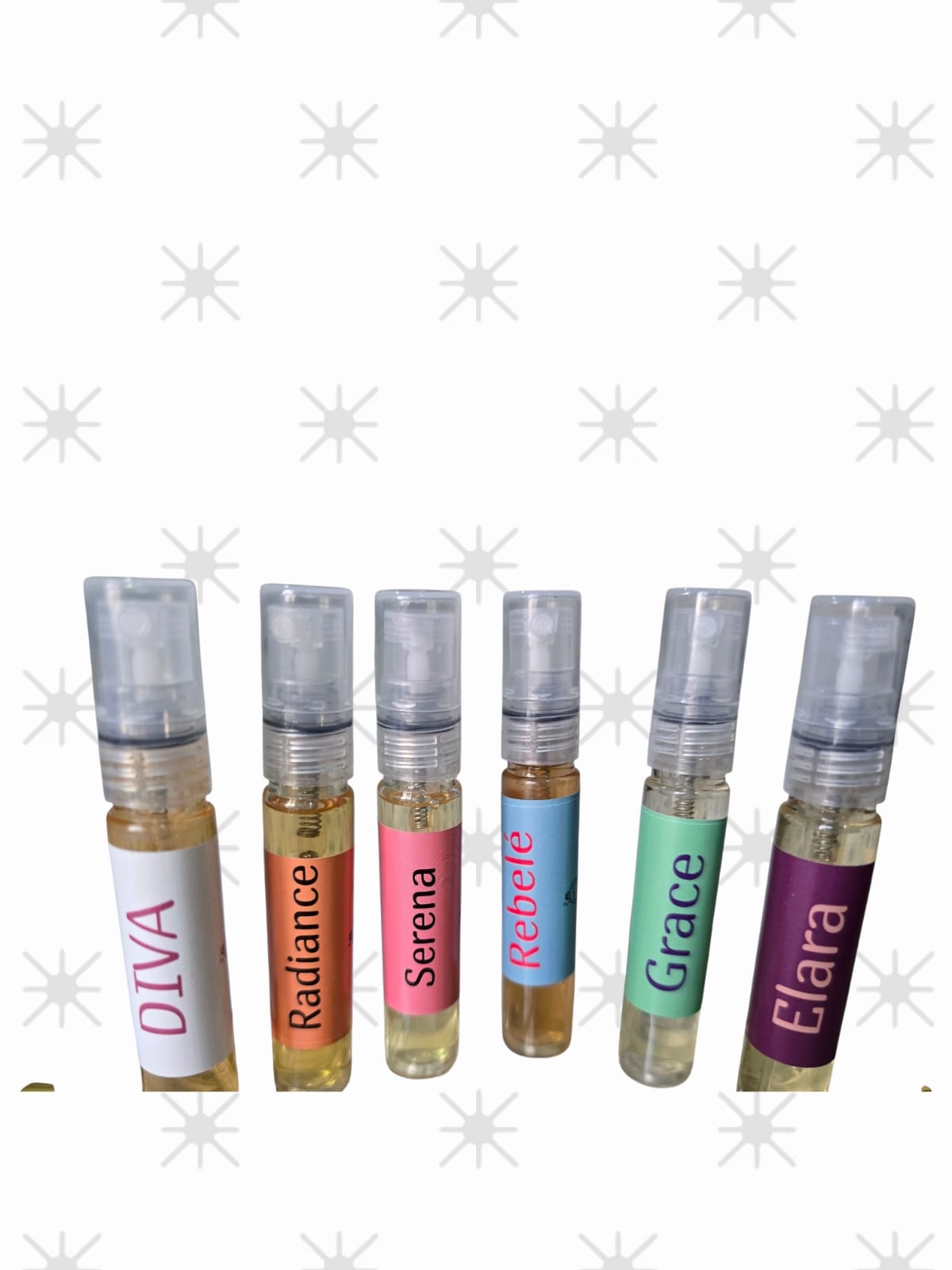Floravue Signature Aura Collection – Female Trial Pack | 6 x 10ml Eau de Parfum | Ultra Intense Premium Perfume Gift Set for Women